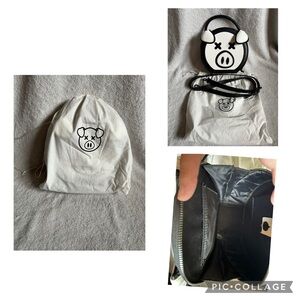 Black and White Crossbody Bag